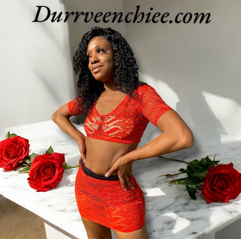 Rosè Skirt Set🌹