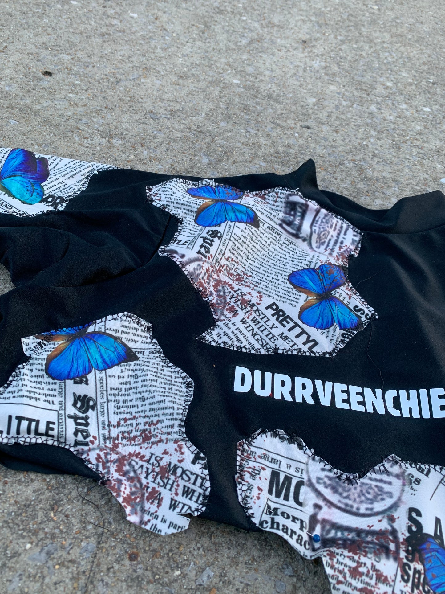 Butterfly Effect Cropped Tshirt🦋💙